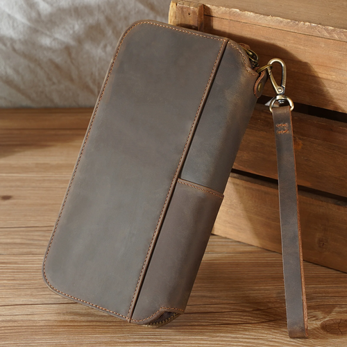Leather Travel Document Wallet